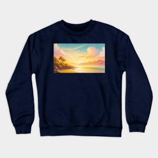 seaside pastel Crewneck Sweatshirt